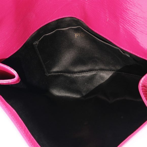 Yves Saint Laurent Pink Patent Leather Belle de Jour Clutch - Picture 7 of 7